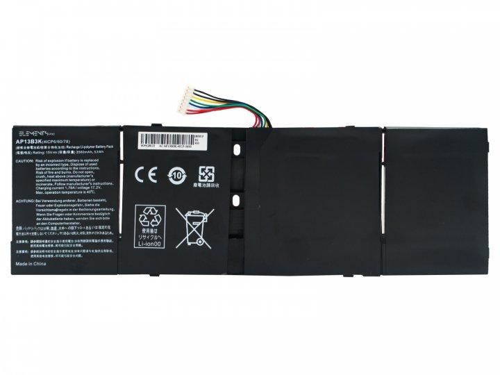 Оригинальная аккумуляторная батарея AP13B3K для ноутбука Acer Aspire E15 ES1-511-C3M4, E15 ES1-511-C5PJ - фото 1 - id-p195242554
