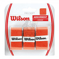 Обмотка для теннисной ракетки Wilson Pro Soft Overgrip (оранжевый) (арт. WRZ4040OR)