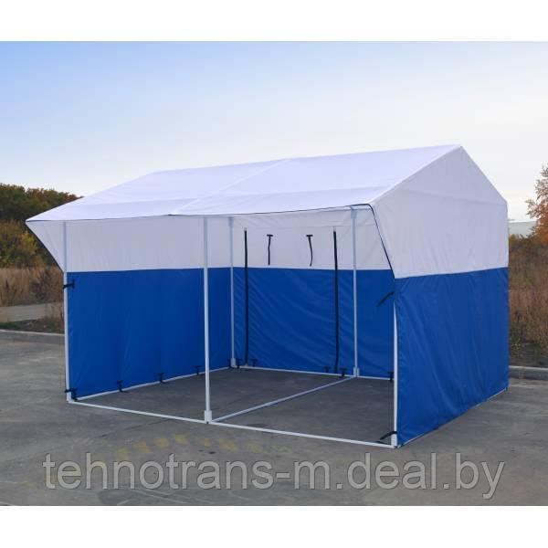 Торговая палатка 6 Х 2 из квадратной трубы 20х20 мм - фото 1 - id-p195243321