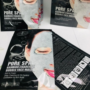 Ликвидация Листовая пузырьковая маска для лица с бамбуковым углём Aichun Beauty Pore Spa Aichun Beauty PORE - фото 1 - id-p163913235