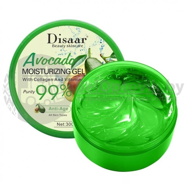 Ликвидация Гель универсальный для лица и тела Disaar Beauty skincare , 300 ml Антивозрастной с авокадо и - фото 3 - id-p179625826