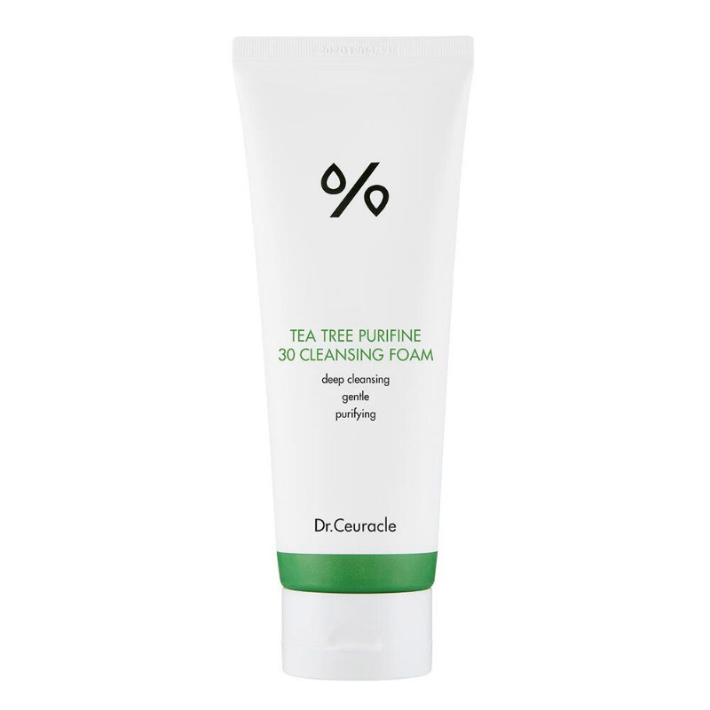 150 МЛ! Гель-пенка для умывания с чайным деревом Dr Ceuracle Tea Tree Purifine 30 Cleansing Foam 150мл