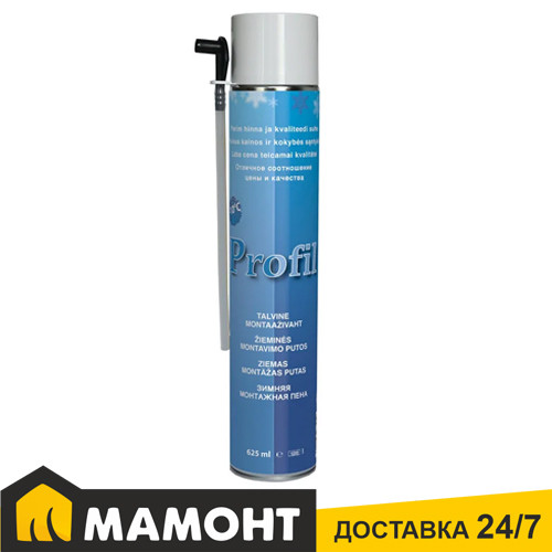 Пена монтажная Soudal Profil зимняя, 625 мл - фото 1 - id-p195285901