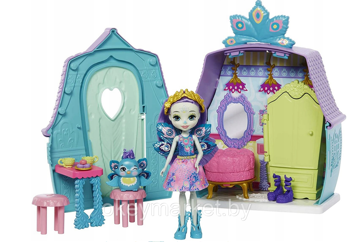 Игровой набор Mattel Enchantimals Домик Пэттер Павлины GYN59 - фото 1 - id-p170272546