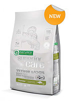 Сухой корм для щенков Nature's Protection WHITE DOGS JUNIOR SMALL AND MINI BREEDS 10 кг (NPSC45830)