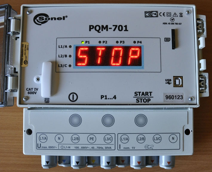 PQM-701 Анализатор параметров качества электрической энергии - фото 3 - id-p19332850