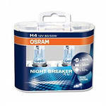 Галогенная лампа H4 Osram Night Breaker 60/55w ( +90%) к-т - фото 1 - id-p25365279