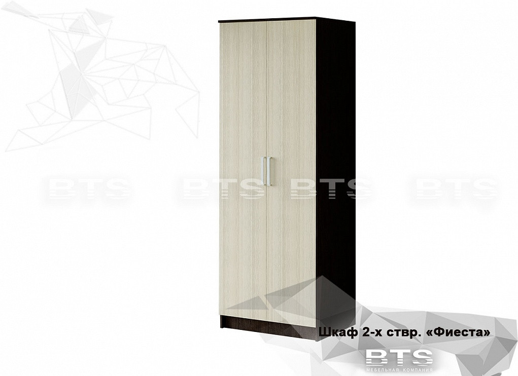 Шкаф 2-х створчатый Фиеста - Венге (BTS) - фото 1 - id-p195310246