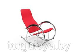 Кресло-качалка Halmar Ben ротанг красное, фото 2