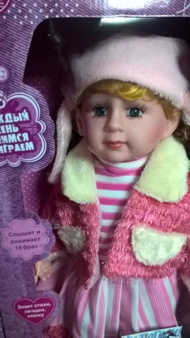 Детская интерактивная кукла Оля, говорящая кукла шевелит губами и поворачивает головой - фото 3 - id-p195348617