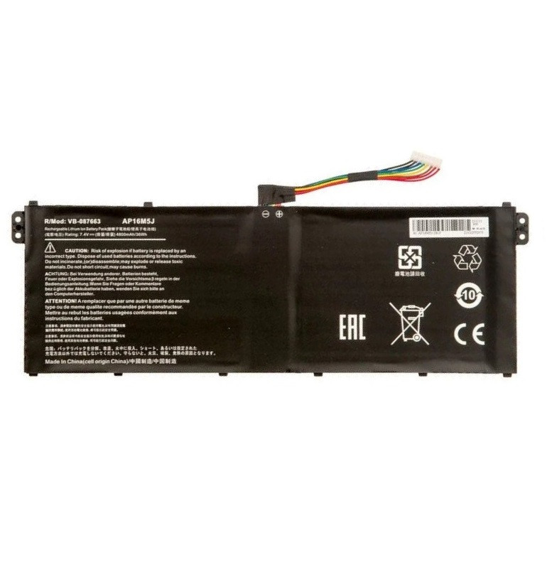 Аккумуляторная батарея AP16M5J для ноутбука Acer Aspire A114-31, A114-32, A314-21, A314-31, A315-21 - фото 1 - id-p195354683