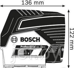 Нивелир лазерный GCL 2-50 C с держателем L-BOXX BOSCH 0601066G03, фото 2