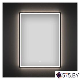 Мебель для ванных комнат Wellsee Зеркало с фронтальной LED-подсветкой 7 Rays' Spectrum 172201240, 55 х 80 см