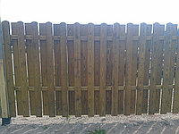 Забор деревянный из штакетника