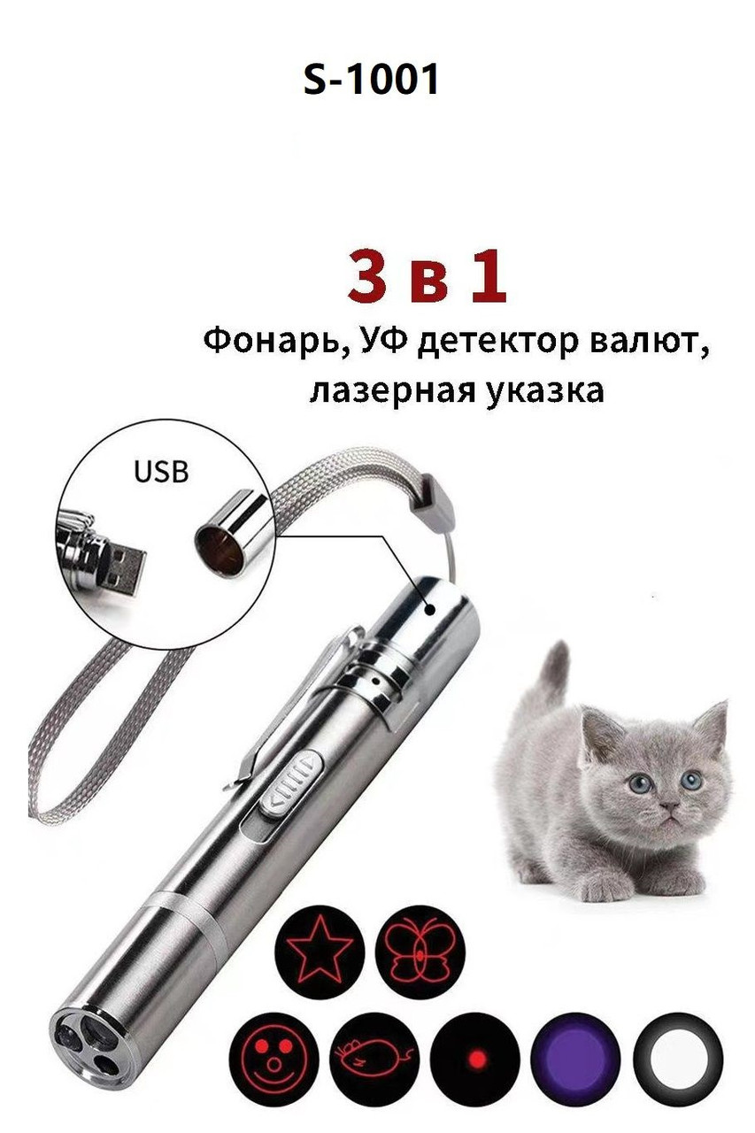 ЛАЗЕР S1001 зарядка от USB