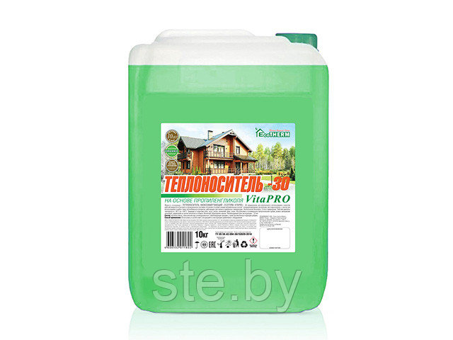 Теплоноситель Экотерм  VitaPro (-30С) кан. 10 кг., EcoTherm