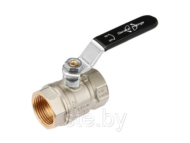 Кран шаровый 3/4" стандарт вн.-вн. ручка General Fittings - фото 1 - id-p195380908