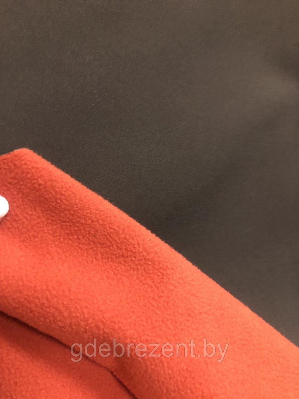 Ткань курточная Софтшел ультра (оранжевый)