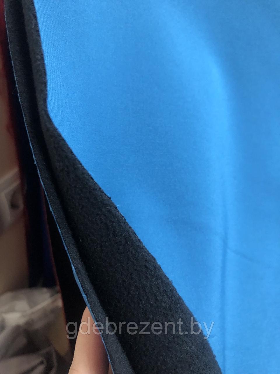 Ткань курточная Софтшел ультра (синий) - фото 1 - id-p195386430