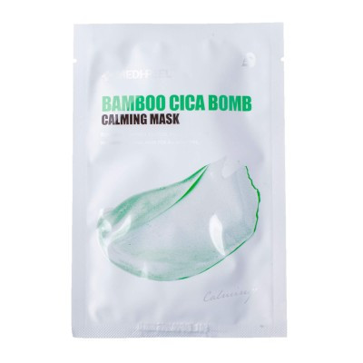 Успокаивающая тканевая маска с центеллой и бамбуком Medi-Peel Bamboo Cica Bomb Calming Mask 25мл