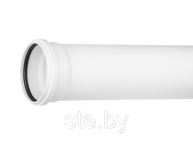 Труба для малошумной канализации, белый 110х3,4х1000мм РосТурПласт