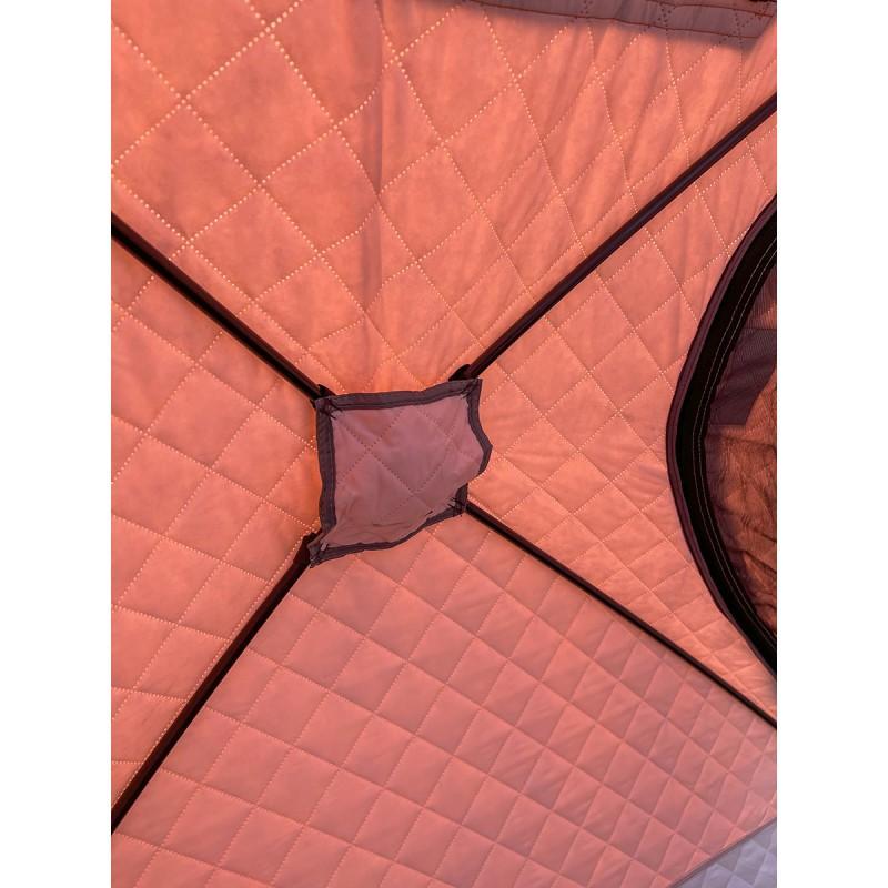 Палатка зимняя куб трехслойная Mircamping (240х240х220см) (мобильная баня), арт. MIR-2017 - фото 8 - id-p195430565