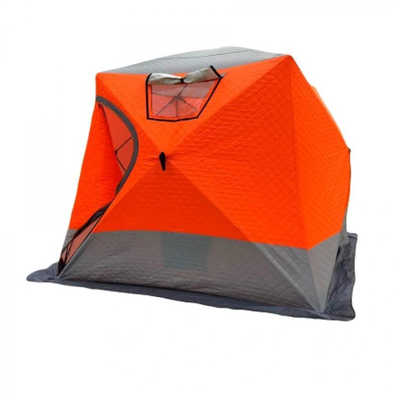 Палатка зимняя куб трехслойная Mircamping (240х240х220см) (мобильная баня), арт. MIR-2017 - фото 3 - id-p195430565