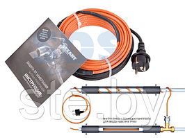 Греющий саморегулир. кабель в трубу 10HTM2-CT (4м/40Вт) (комплект) REXANT (Греющий саморегулирующийся кабель