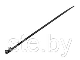 Хомут-стяжка с монтажным отверстием 2.5х110 мм черный (100 шт в уп.) STARFIX