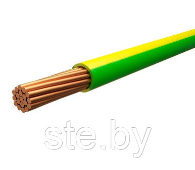 Провод ПуГВ-1х6 желто/зеленый - фото 1 - id-p195429377