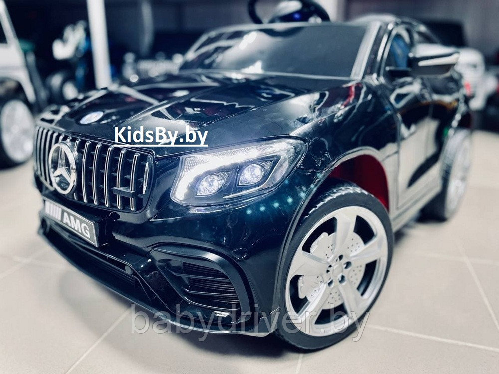 Детский электромобиль Electric Toys Мercedes GLS Coupe LUX 4x4 (черный автокраска) полноприводной FT988P