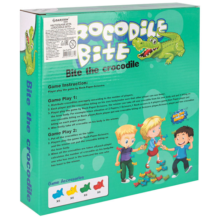 Настольная игра "Crocodile bite" (Укус крокодила) - фото 3 - id-p195443877
