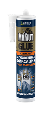 Клей Bostik монтажный Mamut Glue 290 мл, гибридный (белый)