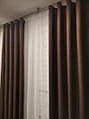 Плотные шторы блэкаут рогожка на люверсах цвет горчица с доставкой, высота 250, 260 см, фото 10