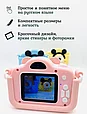 Детский фотоаппарат Kids Cam Микки Маус с селфи камерой, розовый, фото 2