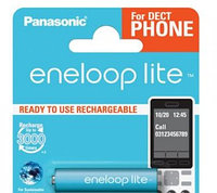 PANASONIC eneloop lite AAA 550mAh BK-4LCCE/2DE DECT Аккумулятор