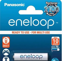 PANASONIC eneloop AAA 750mAh/BK-4MCCE 2BP Аккумулятор