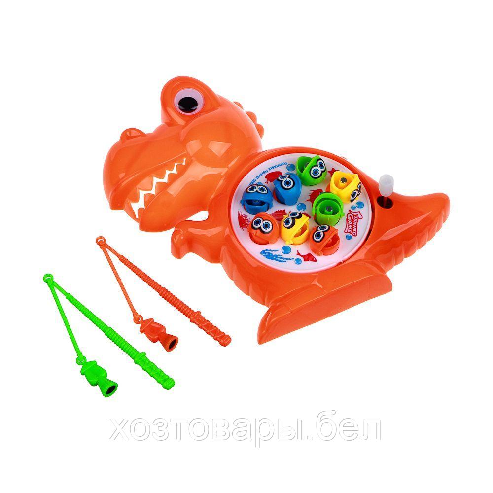 Игрушка-рыбалка "Дино" заводная, пластик, магнит, 24х16,5х4см, 3 дизайна - фото 3 - id-p195444591