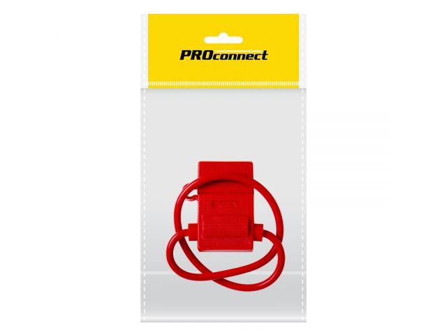Дeржатель предохранителя, тип вилочный, красный PROconnect - фото 1 - id-p193931799