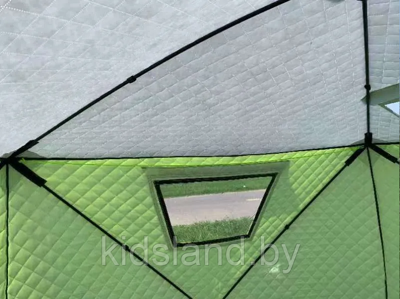Палатка зимняя куб трехслойная для рыбалки Mircamping 2018 (210х210х170см) - фото 10 - id-p195444745