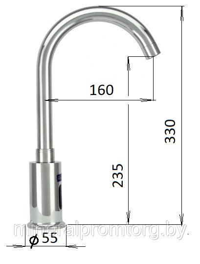 Сенсорный смеситель для мойки Eleanti 0402.482 (латунный) - фото 8 - id-p164031266