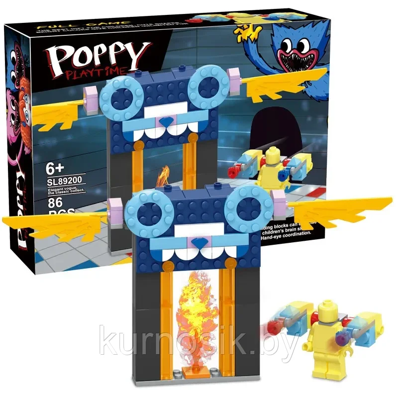 Конструктор 89201 Poppy playtime Хагги Ваги и Кисси Мисси 4в1 с Led элементами, 372 детали - фото 5 - id-p195448910