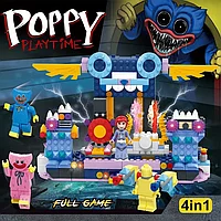 Конструктор 89201 Poppy playtime Хагги Ваги и Кисси Мисси 4в1 с Led элементами, 372 детали