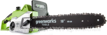 Пила цепная электрическая GREENWORKS GCS 1840 (20027) - фото 1 - id-p176451780