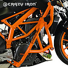 Клетка на мотоцикл KTM Duke 200 `15-`21 CRAZY IRON серии PRO, фото 3