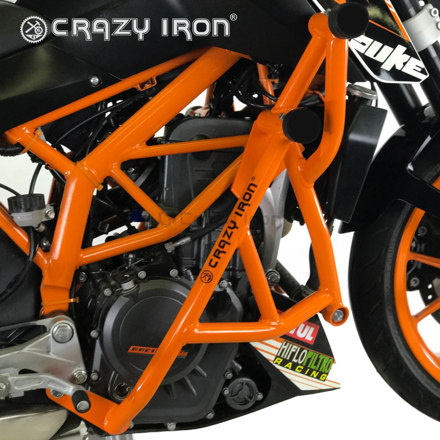 Клетка на мотоцикл KTM Duke 200 `15-`21 CRAZY IRON серии PRO - фото 3 - id-p195009425