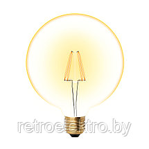 Ретро лампа Эдисона светодиодная LED-G125-8W/GOLDEN/E27, фото 3