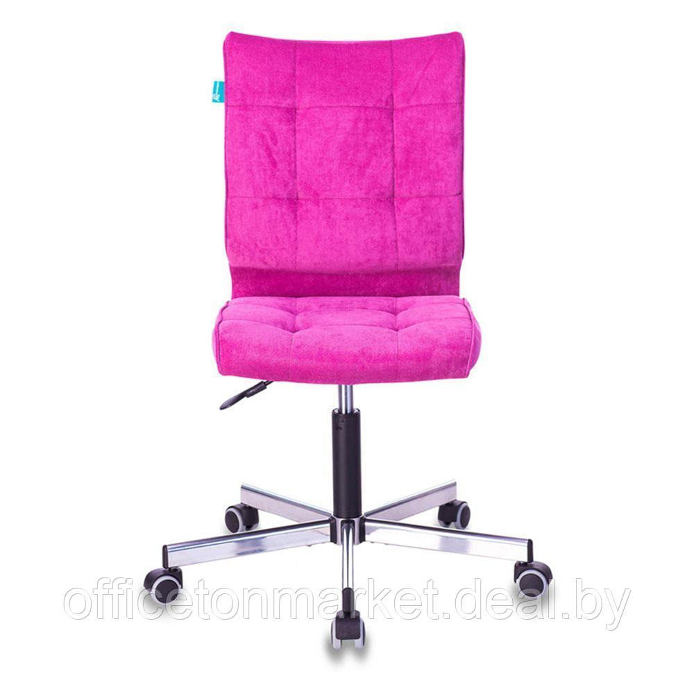 Кресло для персонала "Бюрократ СH-330M/LT", ткань, металл, малиновый - фото 2 - id-p195476961