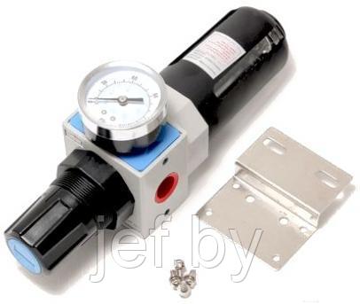 Фильтр-регулятор с индикатором давления для пневмосистем "PROFI" 1/4" ROCKFORCE RF-EW4000-02, фото 2