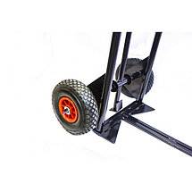 Тележка ручная для перевозки шин на двух колесах 300кг(расстояние между стойками-350мм, длина лапы-620мм), фото 3